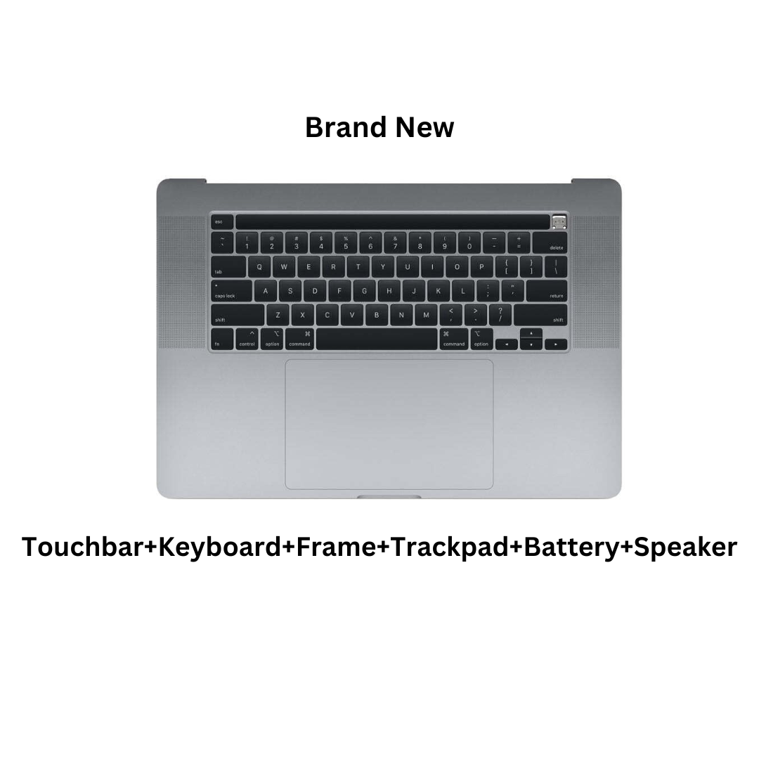 MacBook Pro 16” A2141 (2019) Top Cases with Toucbar Trackpad Keyboard Speakers & Battery MacBook Pro 16” A2141 (2019) Top Cases with Toucbar Trackpad Keyboard Speakers & Battery